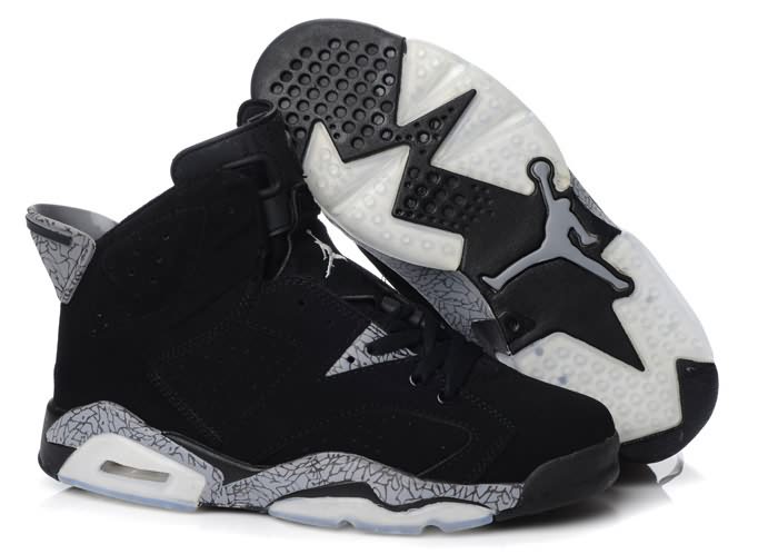 Hot Deal 2012 Air Jordan 6 (VI) Charcoal Black Stria